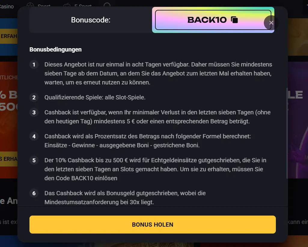 amonbet casino no deposit